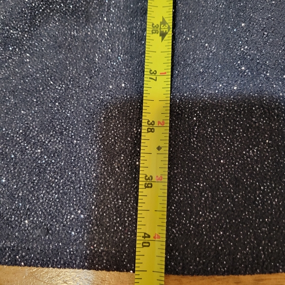 Eliza J 14W midi length sparkled charcoal 3/4 sleeve elegant dress - Picture 9 of 10